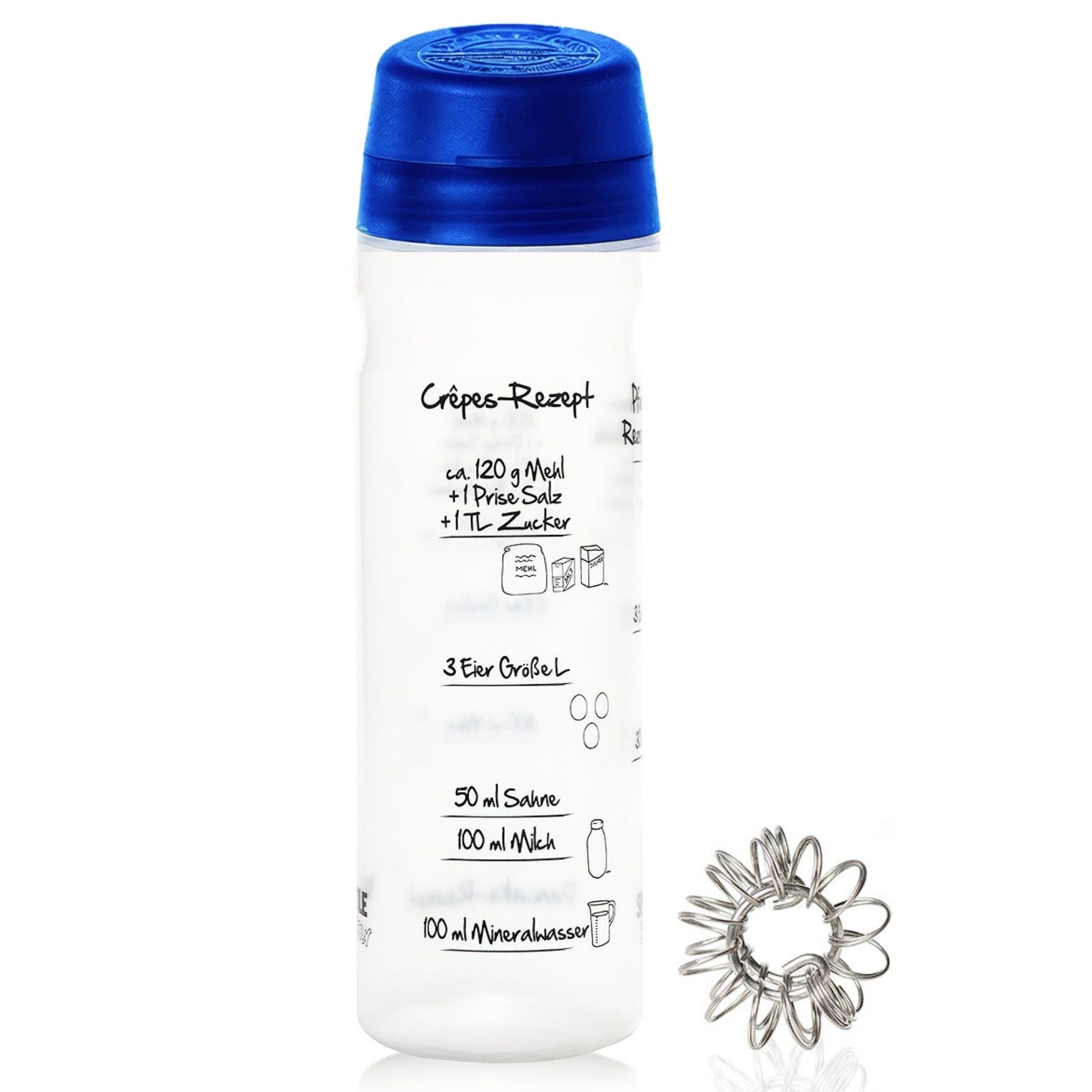 ORIGINAL Crêpes & Pfannkuchen-Shaker in 8 Farben