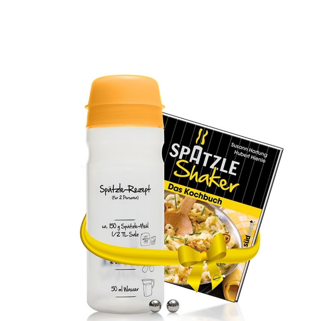 Spätzle-Shaker & Kochbuch-Set in 2 Größen